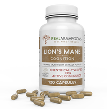 Load image into Gallery viewer, Lions Mane Extract - 120 Capsules 100% Organic Lions Mane Mushroom